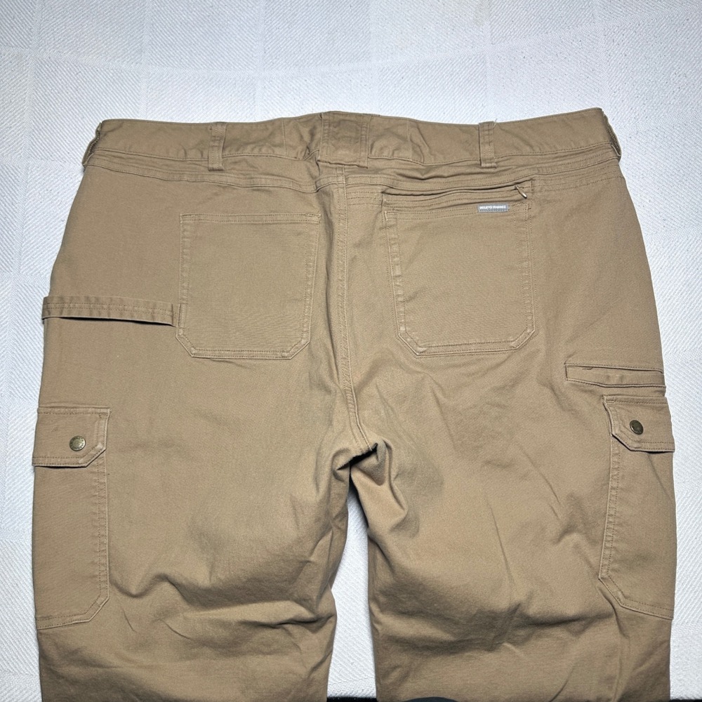 Duluth Trading Flex Fire Hose Cargo Pant Women 22Wx29 Curvesetter Workwear Brown - Picture 8 of 14